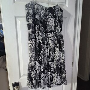 Nine West Monochrome Floral Dress